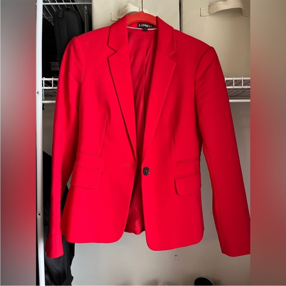 Express Blazer Red.